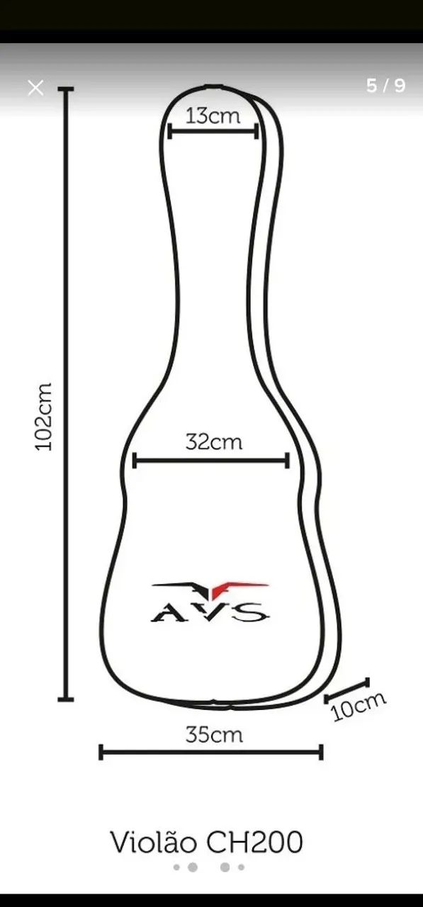 Capa acolchoada para violão ou guitarra  - Foto 2