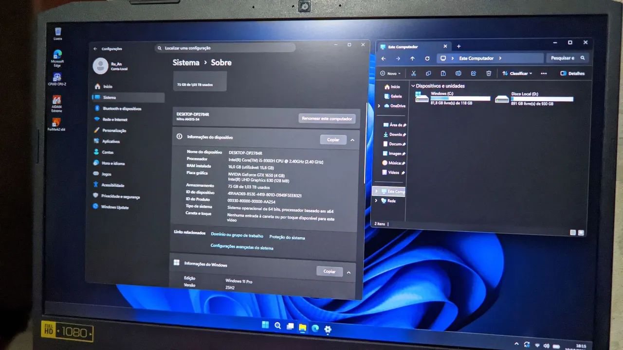 Notebook Gamer Nitro 5 