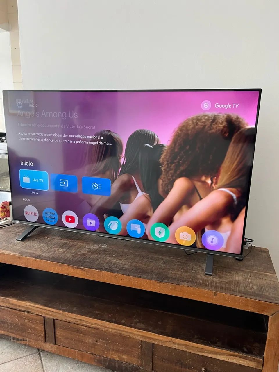 ( PEGO TV MENOR ) SMART TV 55 4K UHD Google TV  - Foto 5