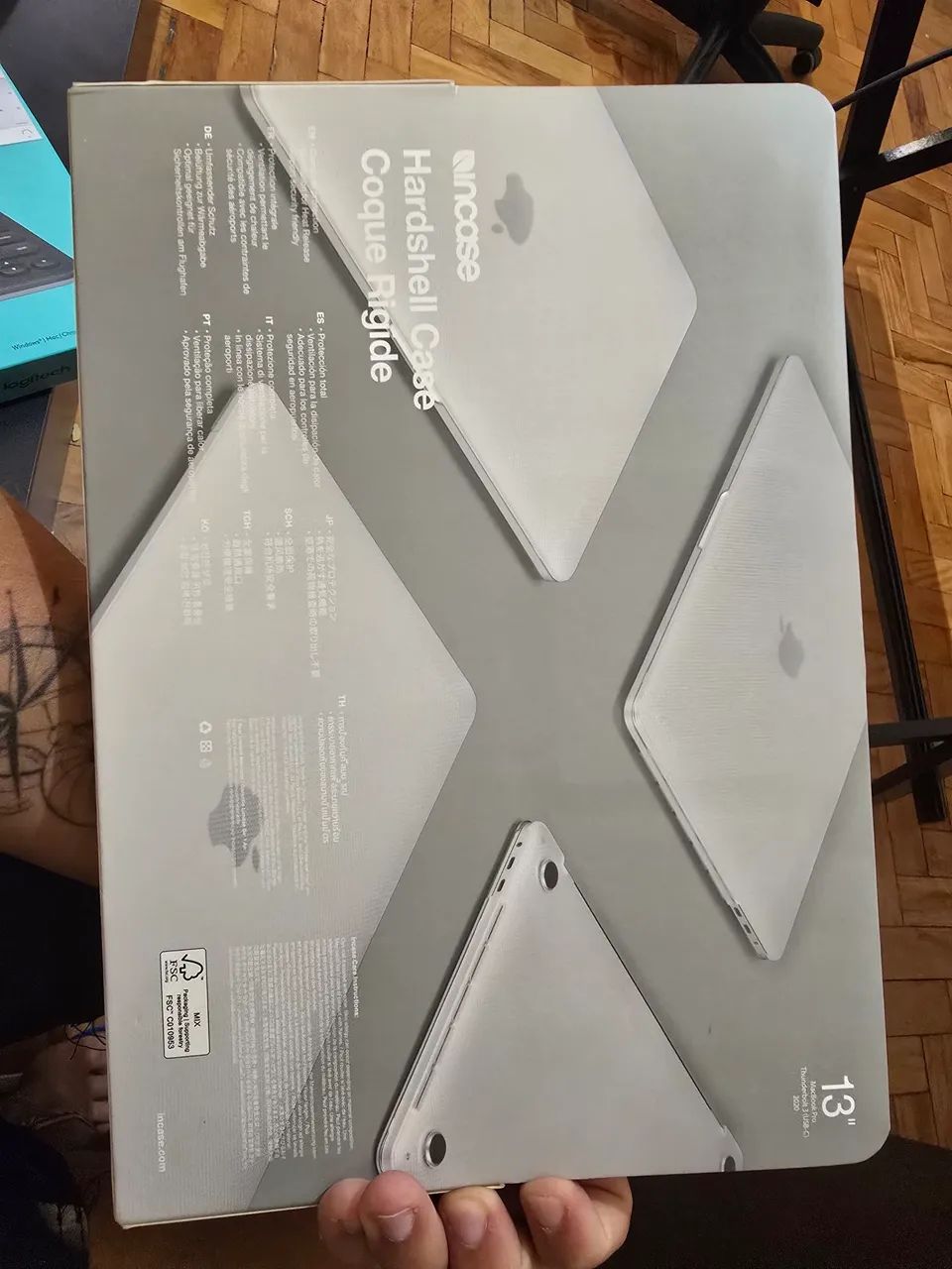 Incase para Macbook 13', na caixa, novo