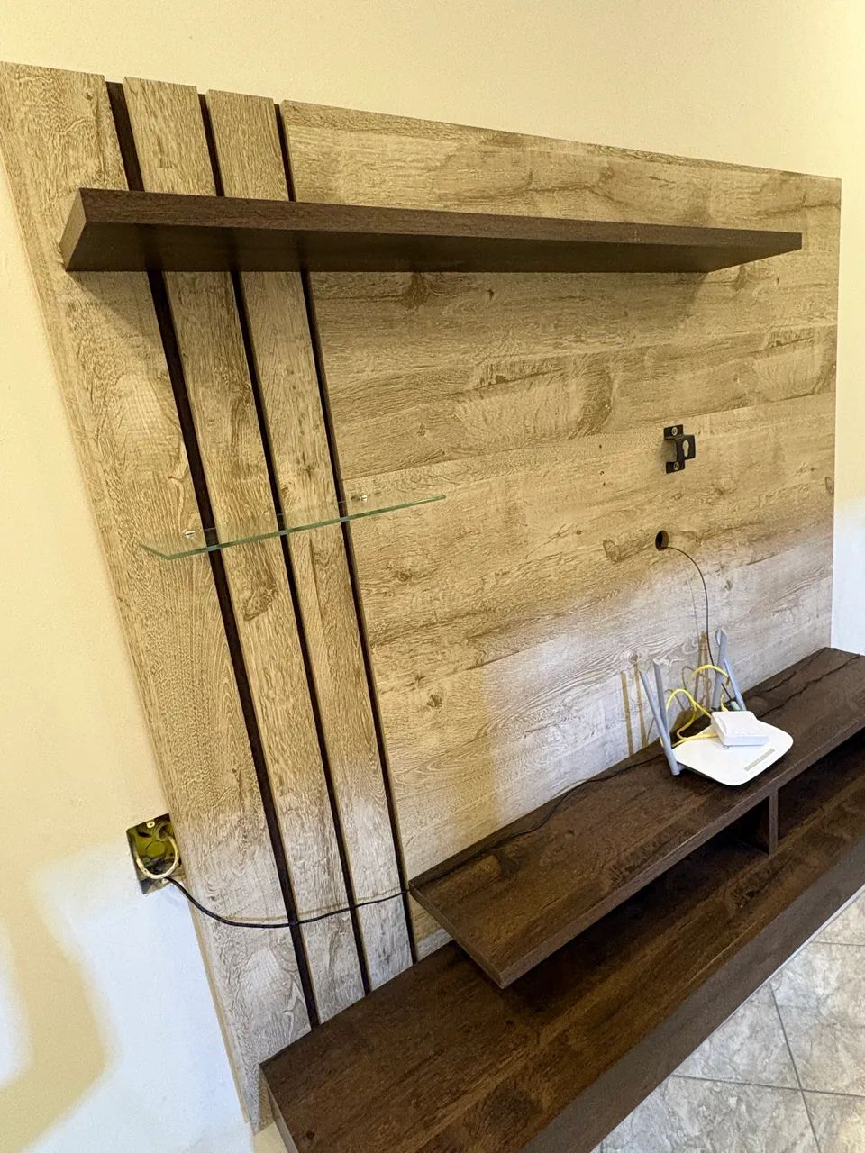 Painel de parede madeira Rack - Foto 3