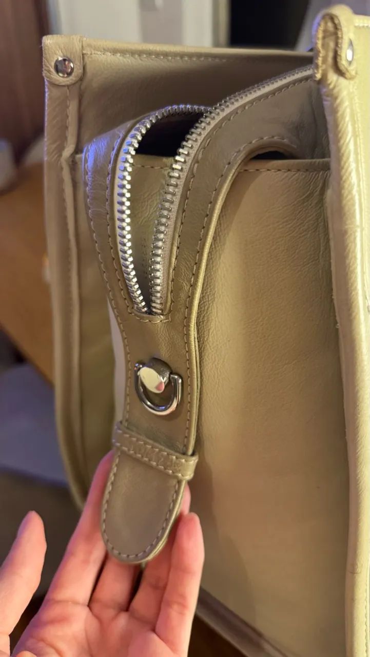 Bolsa Maternidade em couro legitimo - Foto 2
