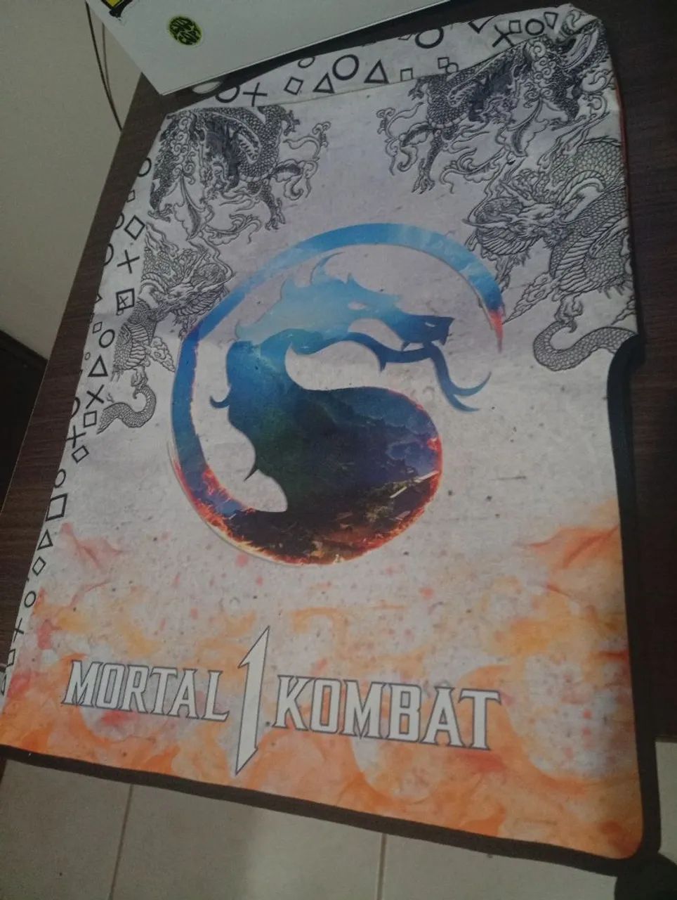 capa protetora do mortal Kombat 1 para ps5
