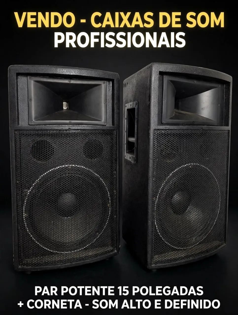 KIT 4 CAIXAS + AMPLIFICADOR