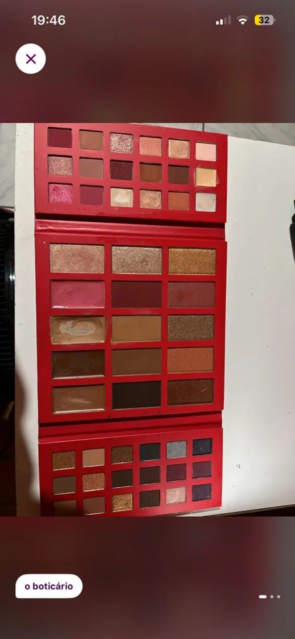 Paleta de maquiagem 