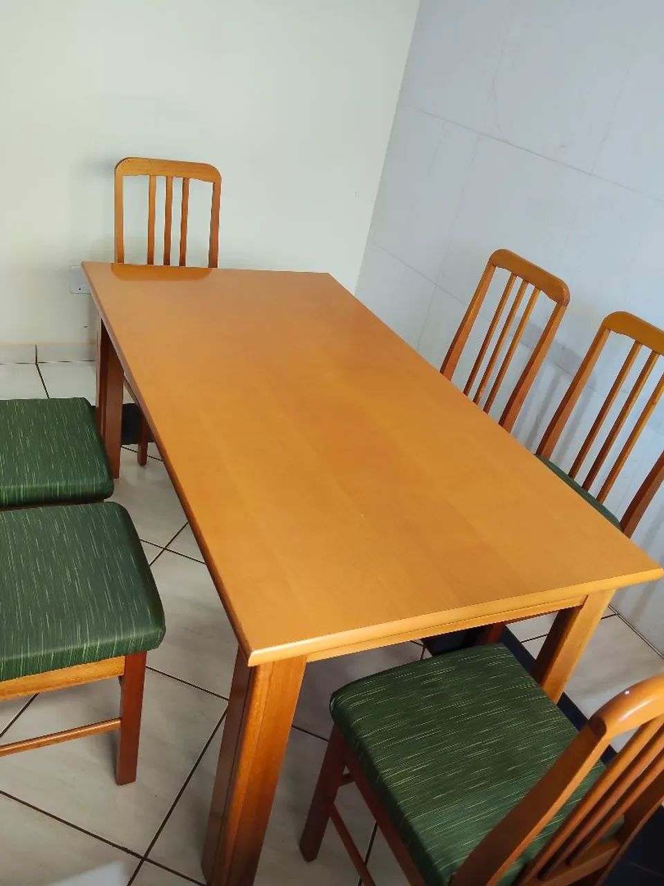 Mesa Jantar 6 cadeiras - Madeira maciça - Foto 2