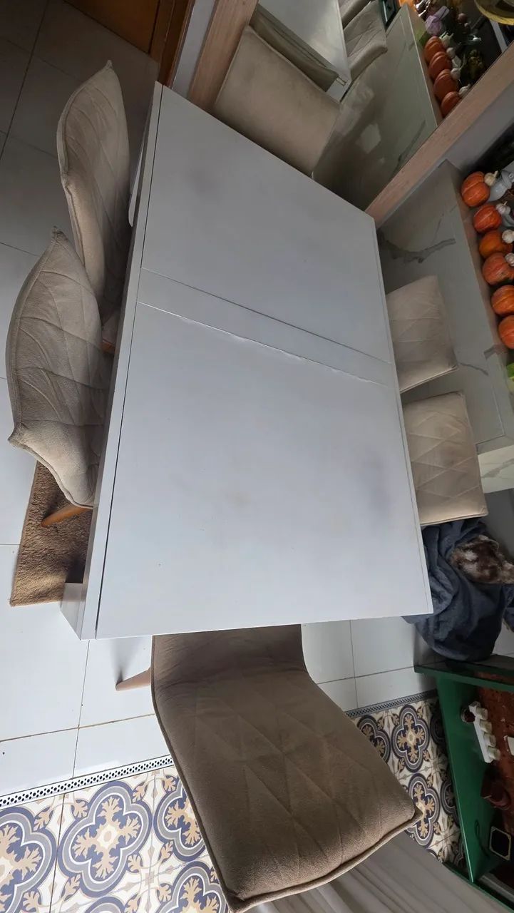 Mesa de jantar branca  - Foto 5
