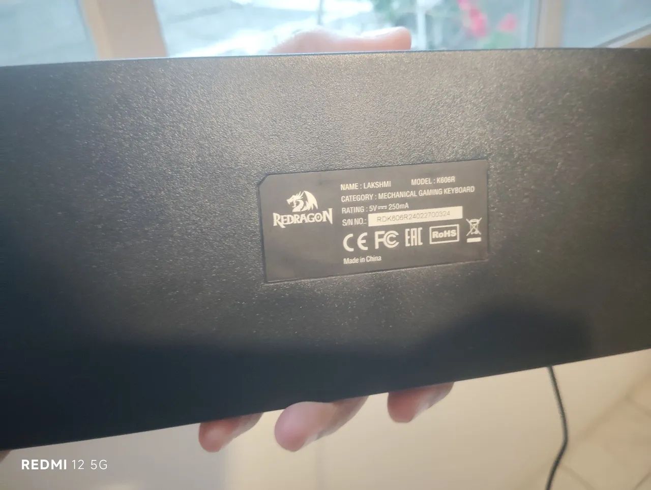 Teclado reddragon 60% switch marrom - Foto 5