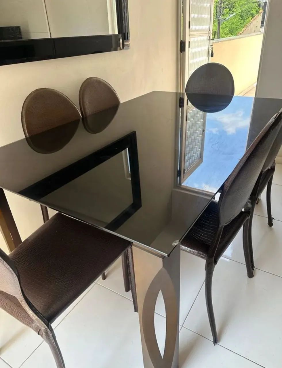 Venda de conjunto de mesa e cadeiras de sala se jantar - Foto 3
