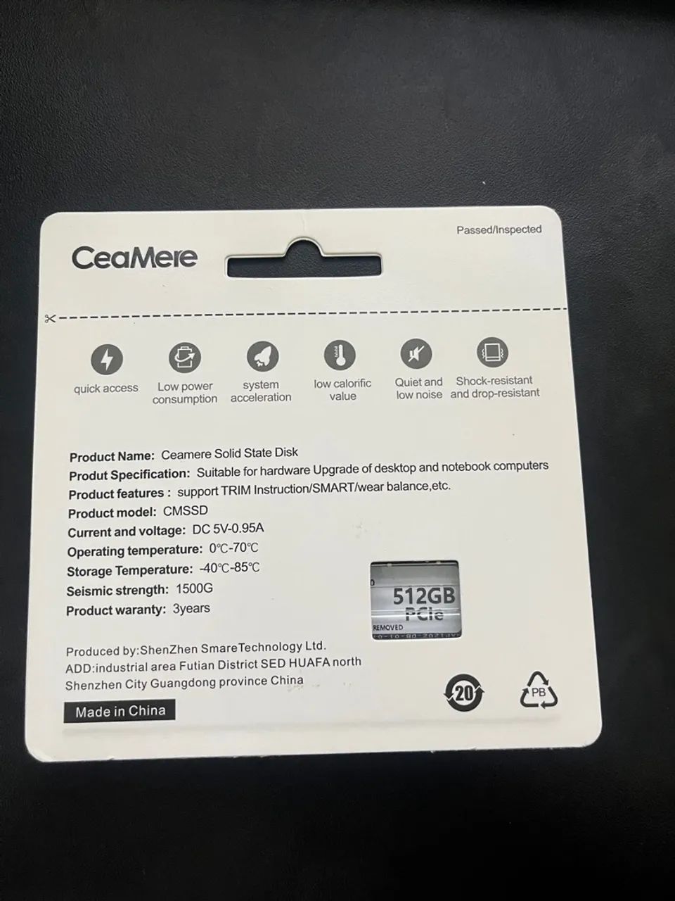 SSD M2 - 512 GB - Foto 2