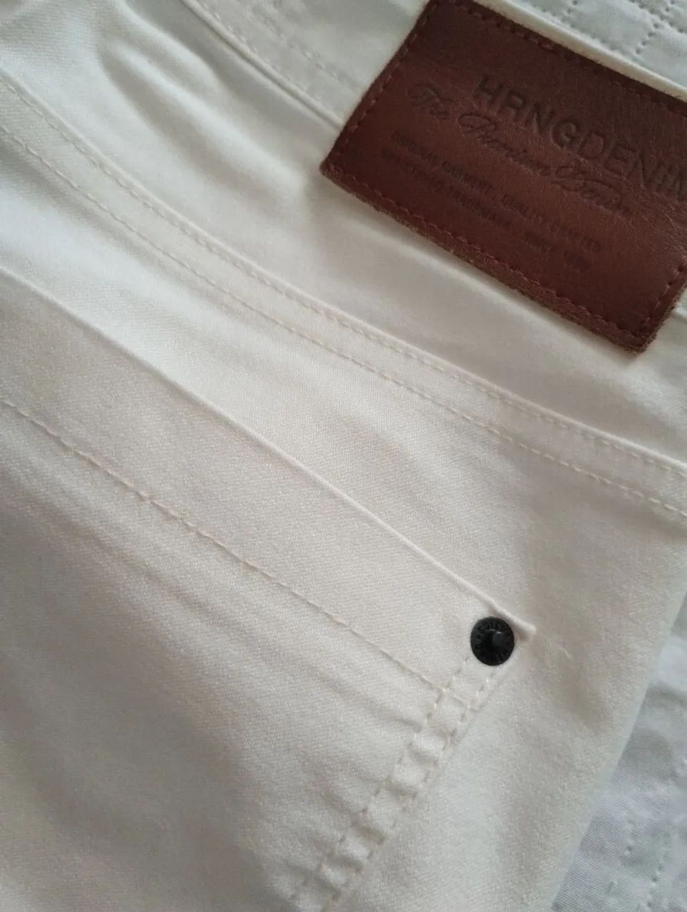 Calça Hering off white Tam 40 - Foto 4