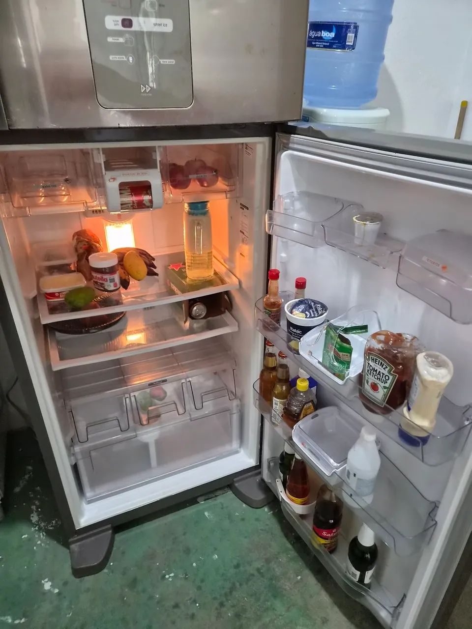 Geladeira Brastemp BRM50 cinza. - Foto 5
