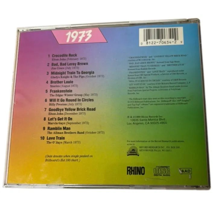 CD  Billboard Top Rock 'n' Roll Hits - 1973 - Foto 3