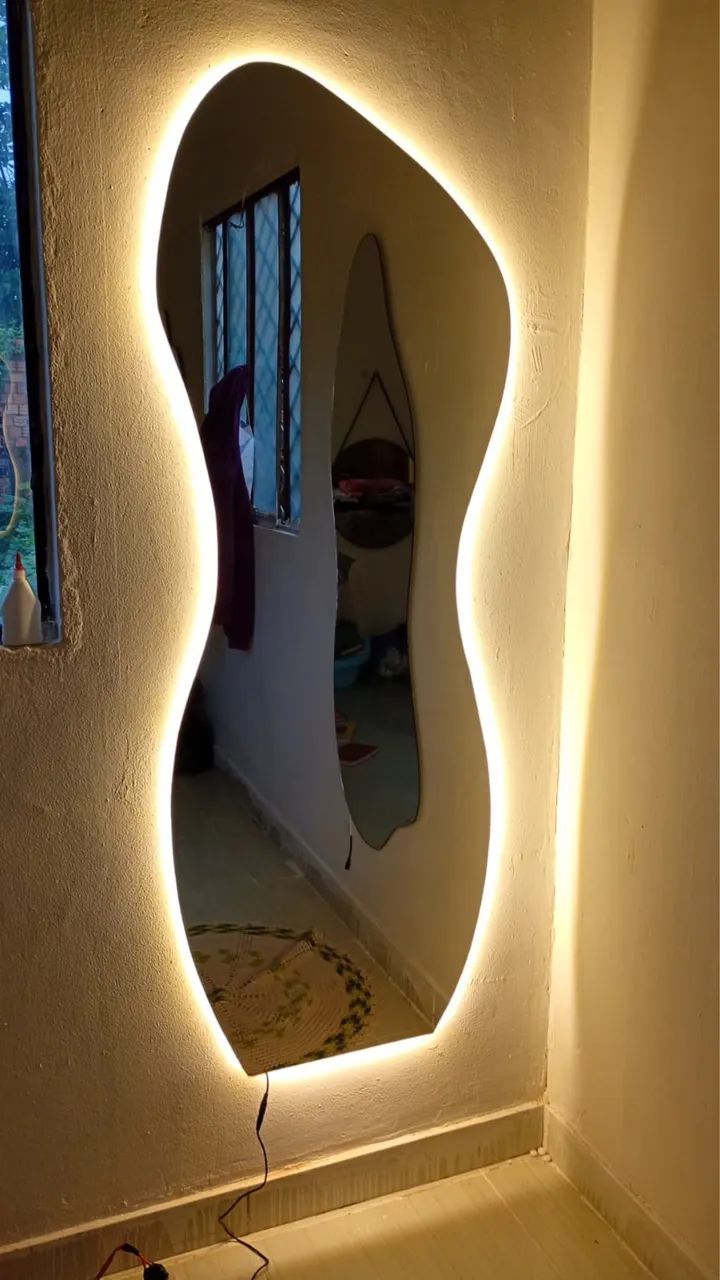 Espelho orgânico com  sem led e com led  - Foto 5