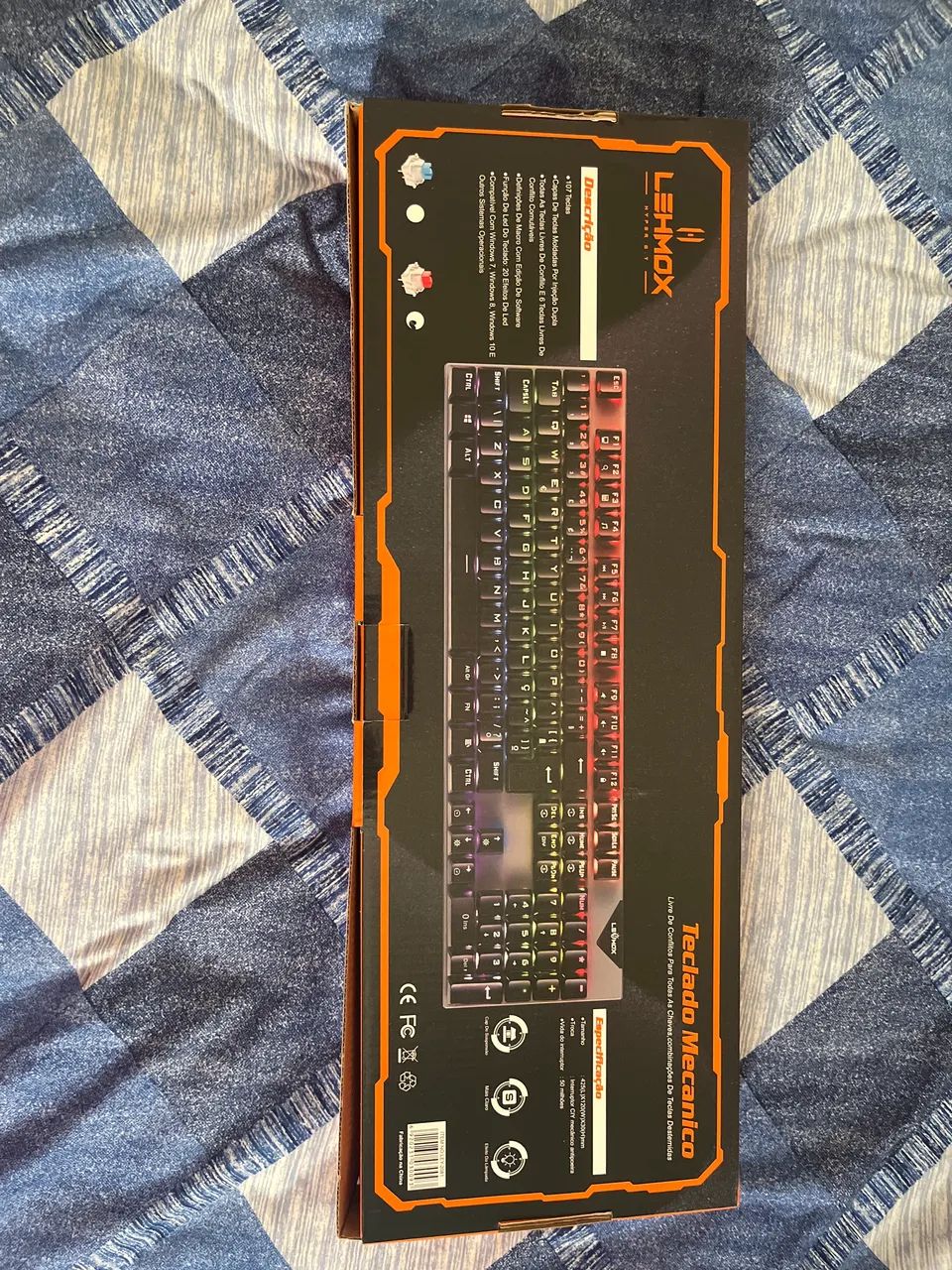 Teclado mecânico (switch vermelho,100%) - Foto 2