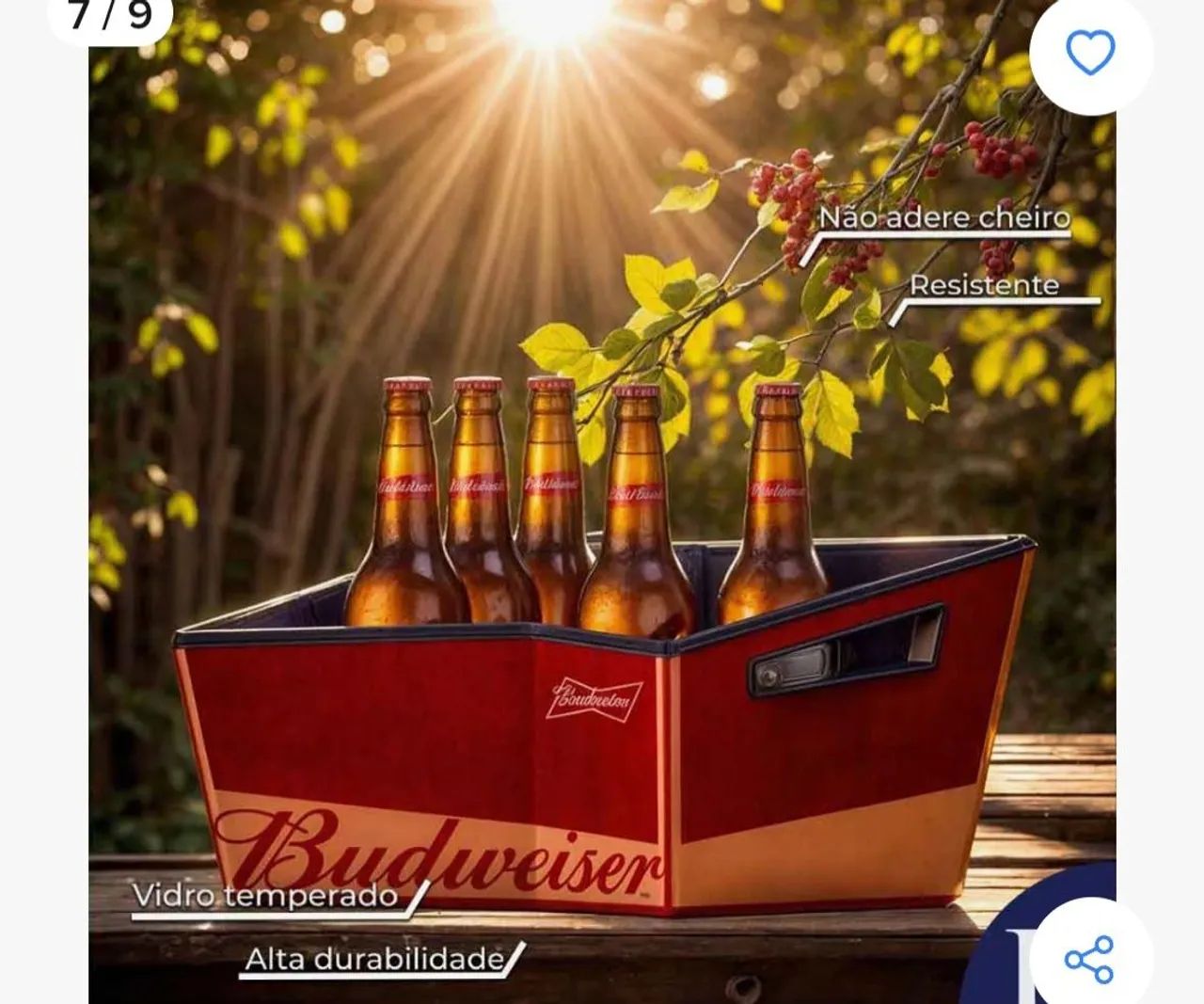 BALDE DE GELO BUDWEISE  - Foto 6