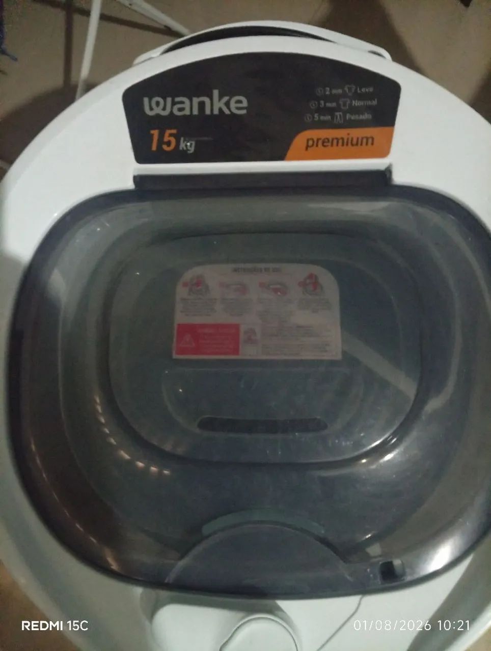 Centrífuga de roupas wanke  - Foto 2
