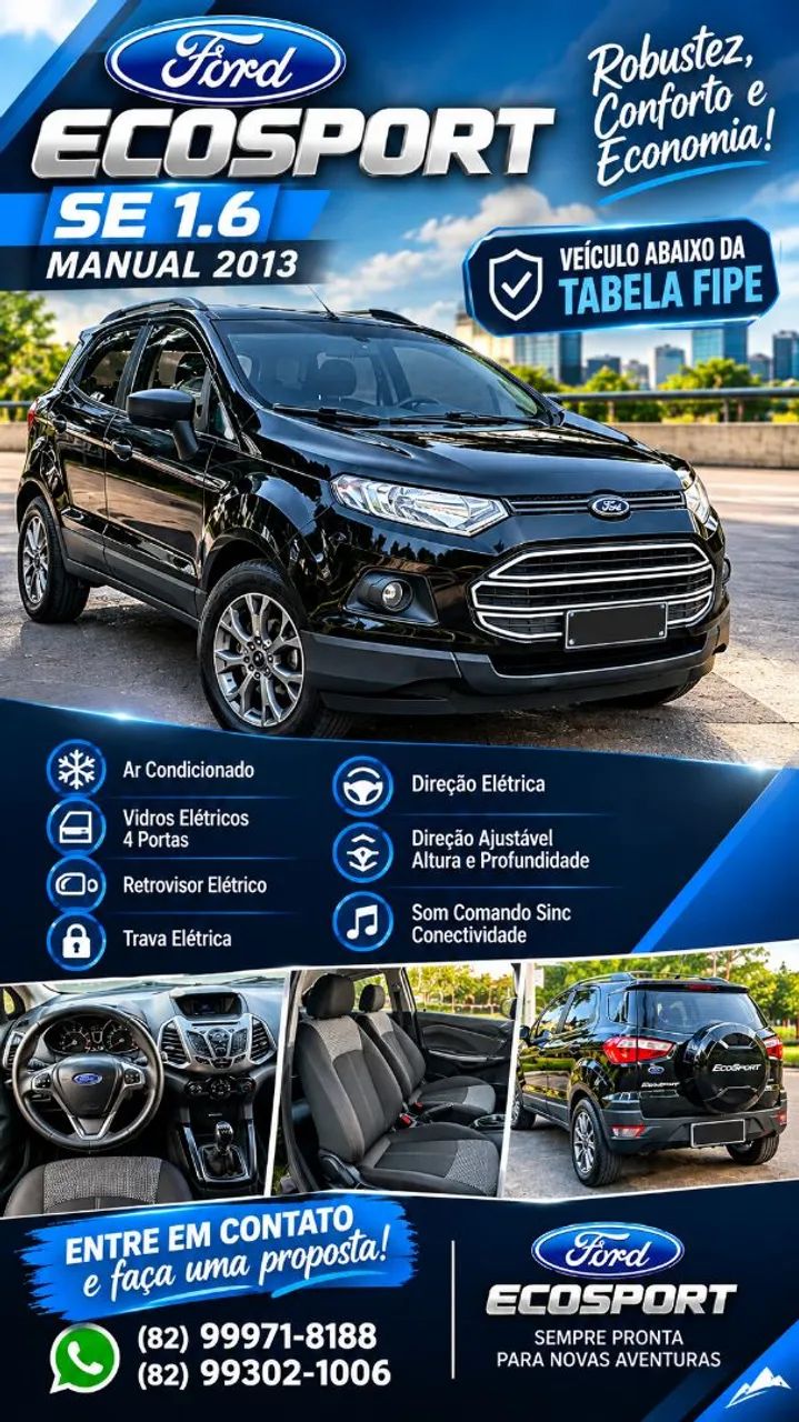 Ford Ecosport SE 1.6 16V FLEX 5P MEC. 2013