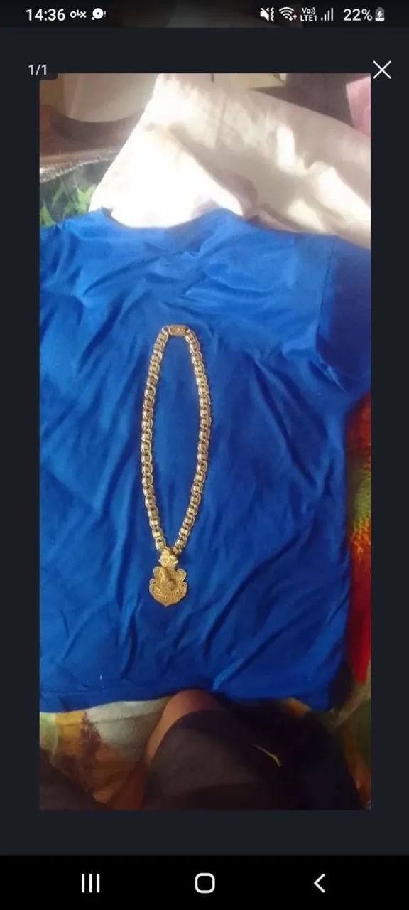 CORDÃO MOEDA ANTIGA