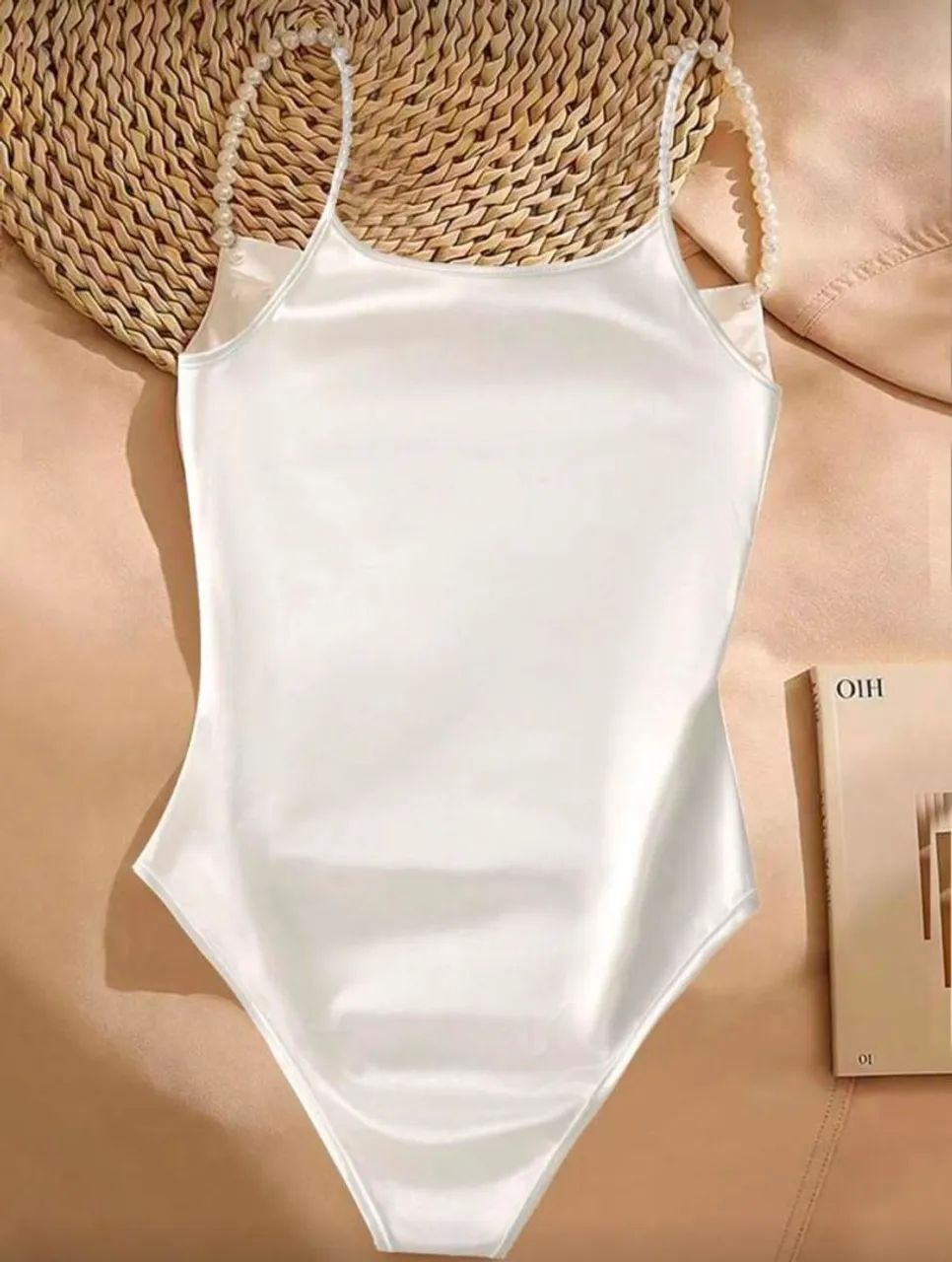 Body com pérolas Shein (NOVO) - Foto 2