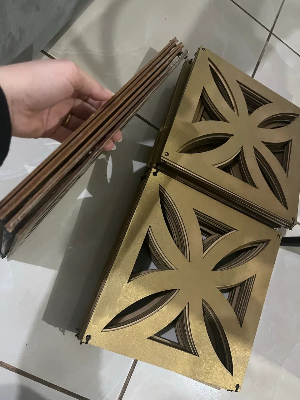 Vendo módulos para divisoria em mdf - Foto 3