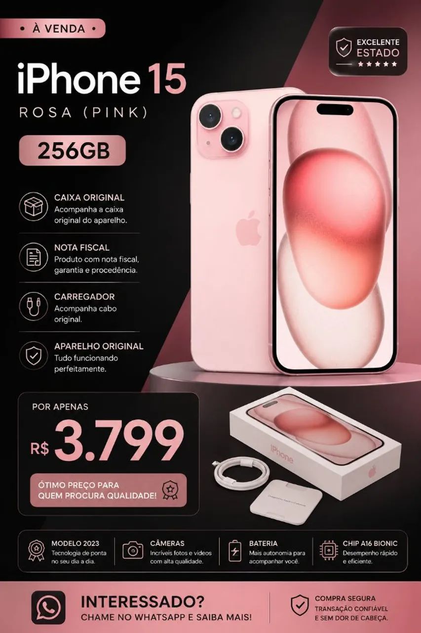 Iphone 15 256gb Rose