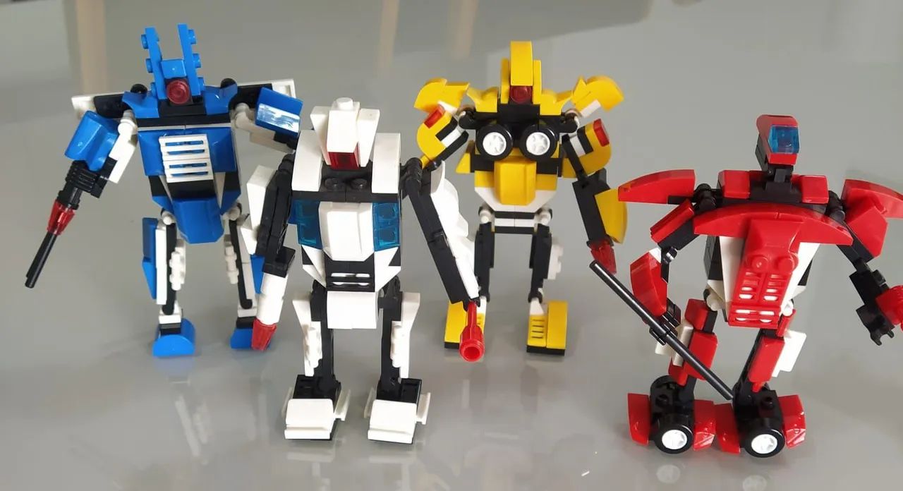 Robôs 3 em 1 estilo lego