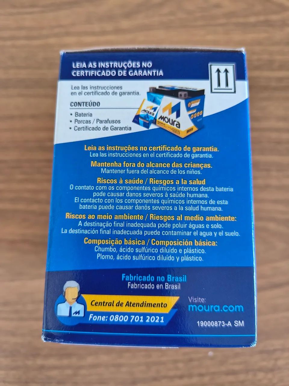 Bateria Moura nova moto  - Foto 4