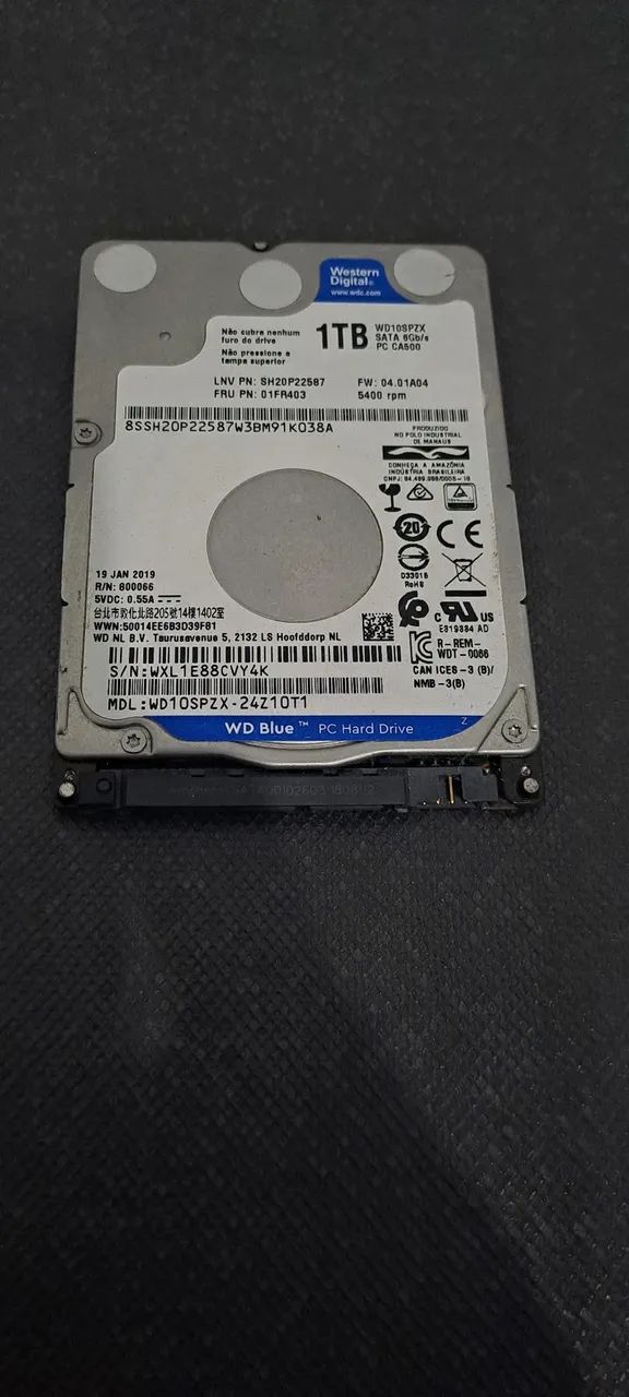 HD interno de notebook