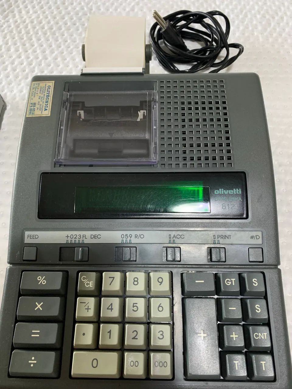 Máquina de calcular marca Olivetti - Foto 2