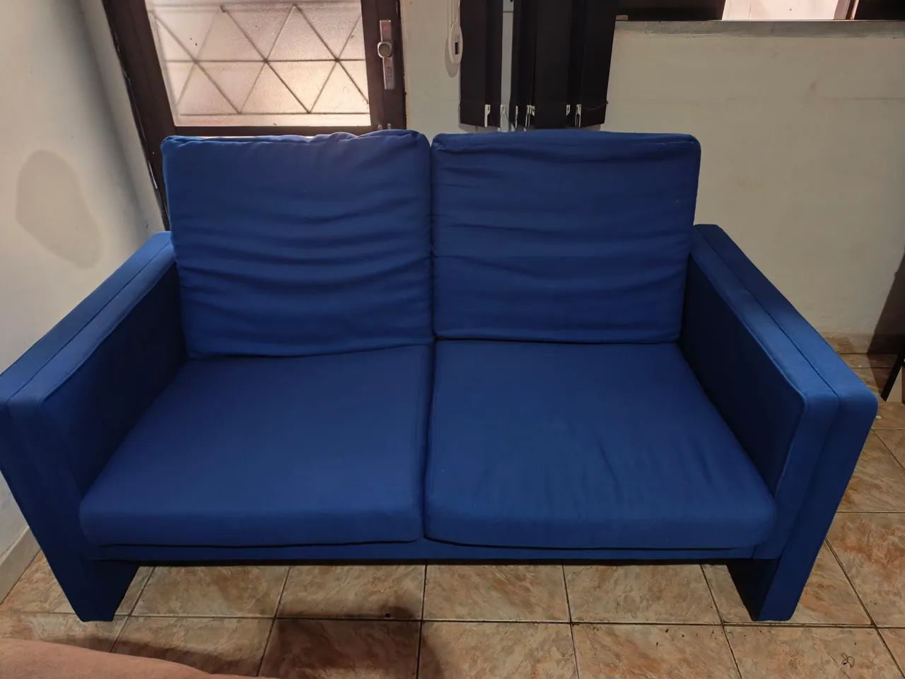 VENDO SOFÁ 2 LUGARES AZUL