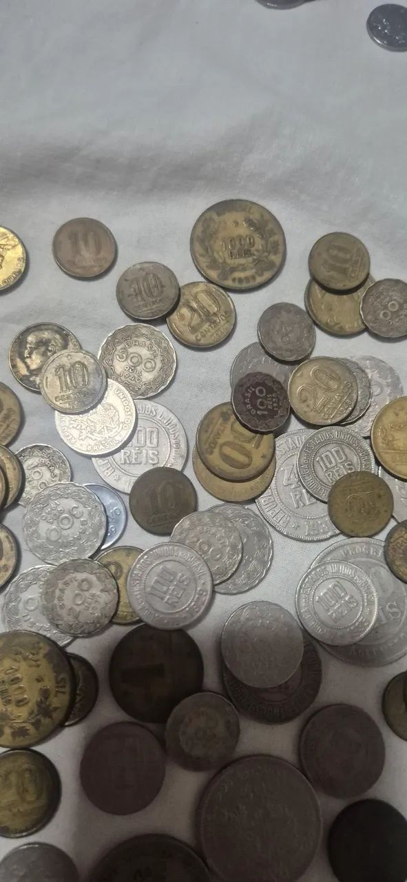Lote de moedas diversas antigas  - Foto 4