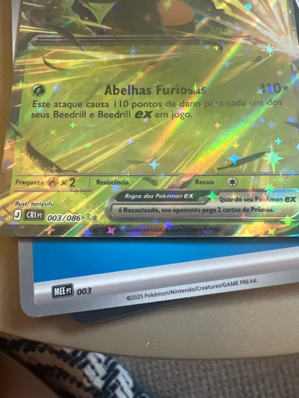 Beedril EX Caos Acendente ORIGINAL Impecável (Foil)ÚNICO NO SITE OLX(Preço Négociavel) - Foto 2