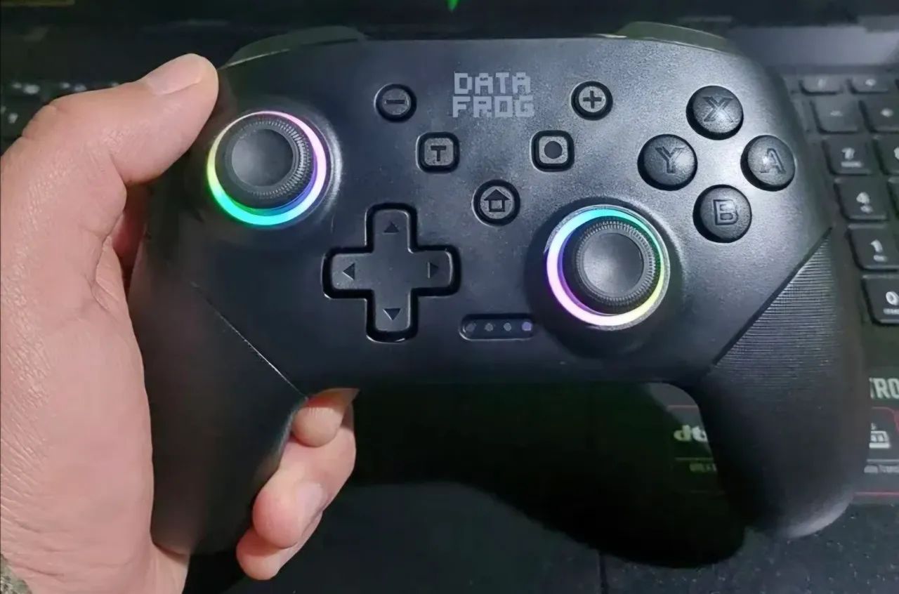 Controle Sem fio Para PC com RGB - Data Frog - Foto 5
