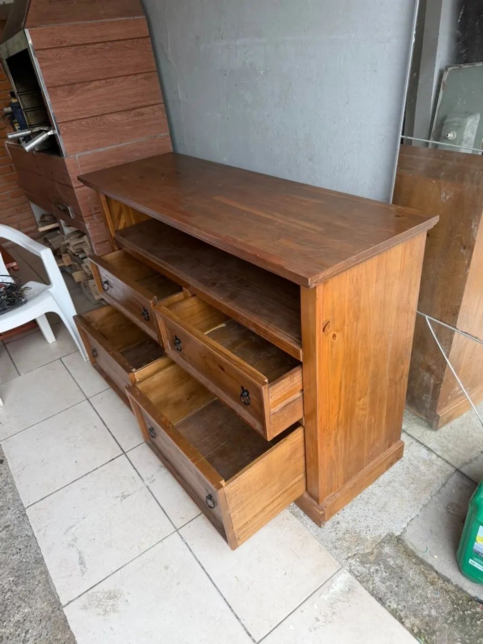Cômoda 4 gavetas pinos - Foto 4