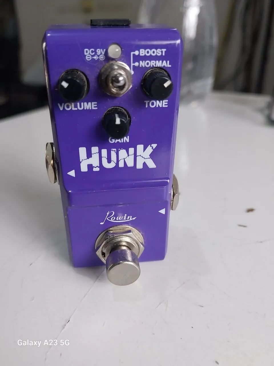 Pedal distorçao true by pass hunk tipo riot