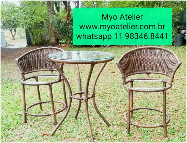 Móveis, mesa, cadeira, banqueta, Aluminio e ferro - Foto 5