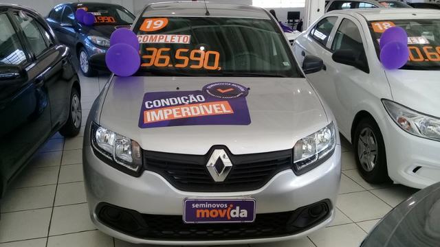Sandero Authentic 1.0 12 V 2019 Prata