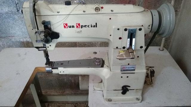 Maquina De Costura Transporte Triplo De Braço Sun Special - Foto 2