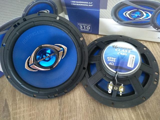 Par Auto Falante 6 Pol Hurricane 130w Rms Quadriaxial - Foto 2