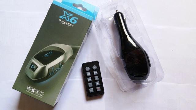 Transmissor FM Para Carro Bluetooth Usb - Foto 3
