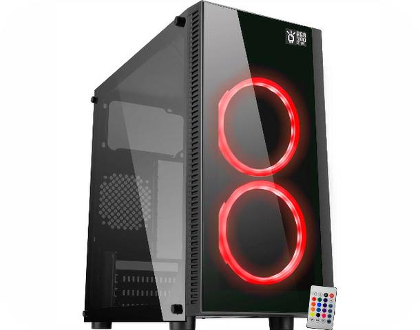 Gabinete Gaming Narnia III Preto Led RGB