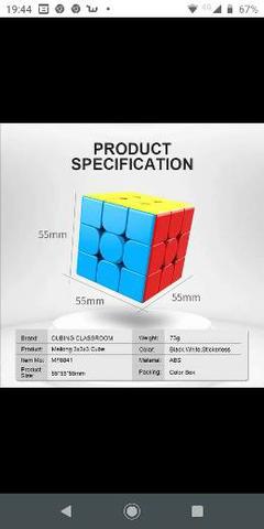 Cubo Mágico Profissional 3x3