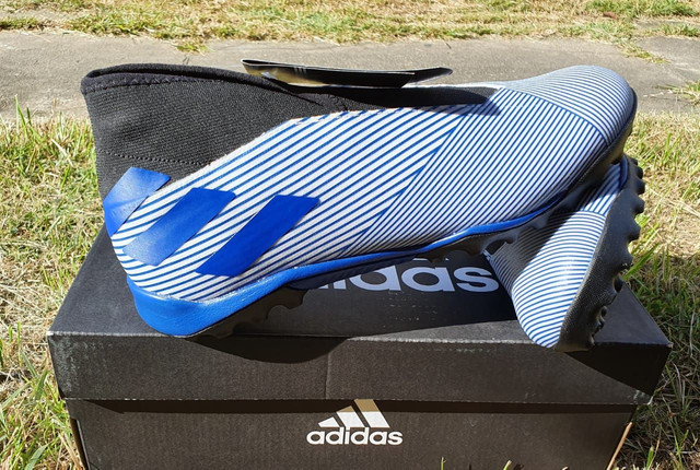 chuteira society adidas nemeziz 19.3 laceless tf