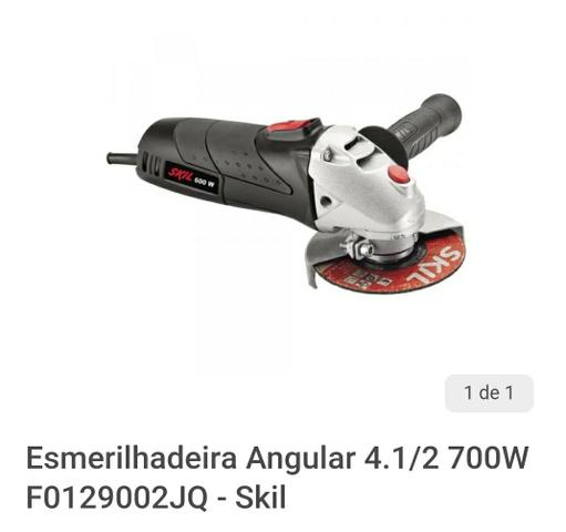 Esmerilhadeira skil bivolt