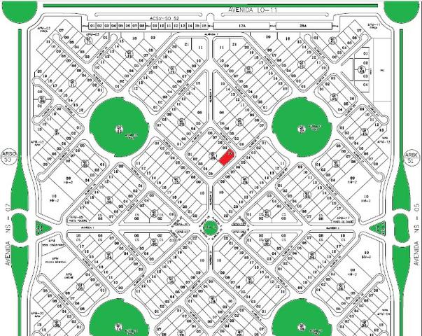 Terreno Residencial - 422m², Esquina - 505 SUL
