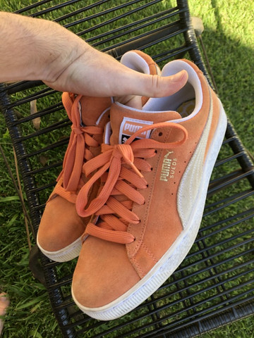 puma suede classic laranja