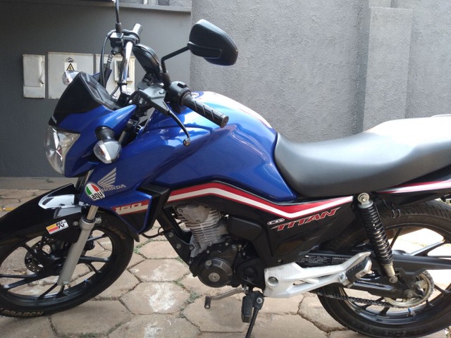 TITAN 160 AZUL PEROLIZADO 2020 14 MIL KM