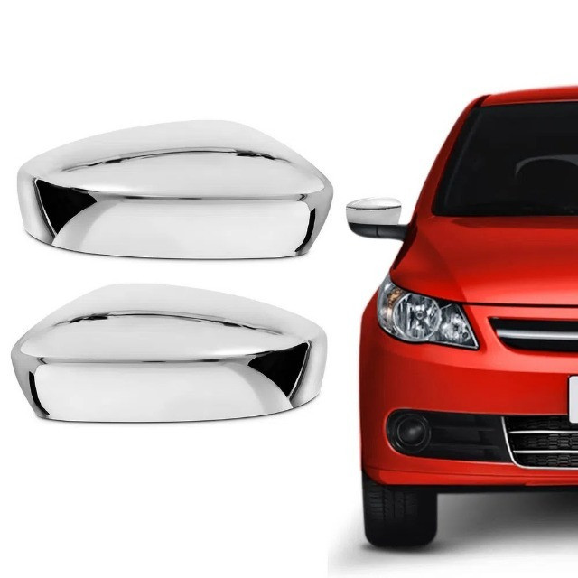 Par aplique Retrovisores cromados para todos os carros!! Shekparts Promoção!!!! - Foto 3