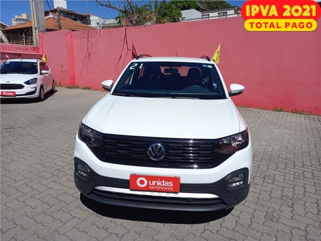 VOLKSWAGEN T-CROSS 2021 1.0 200 TSI TOTAL FLEX COMFORTLINE AUTOMÁTICO